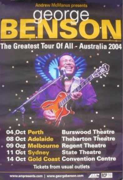 George Benson Australian Tour 2004